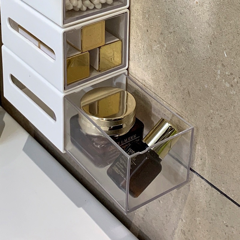 Wall Mounted Cotton Swab & Pad Storage Drawer image 10